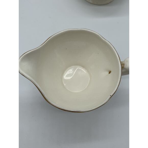 Vintage Clemons Pottery Mildred Covered Sugar and Creamer Spring Pastels read - Picture 7 of 13